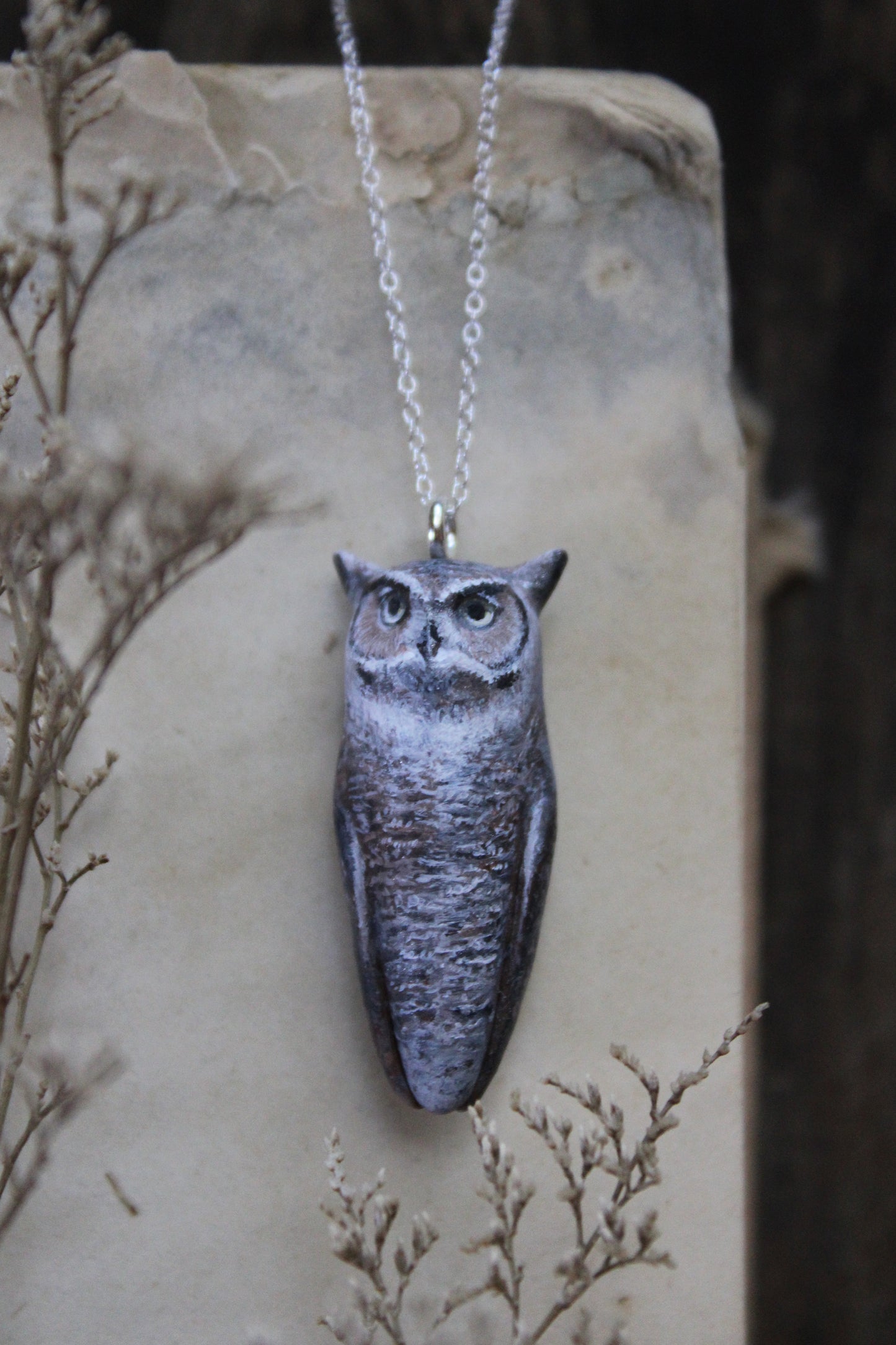 Great Horned Owl Necklace