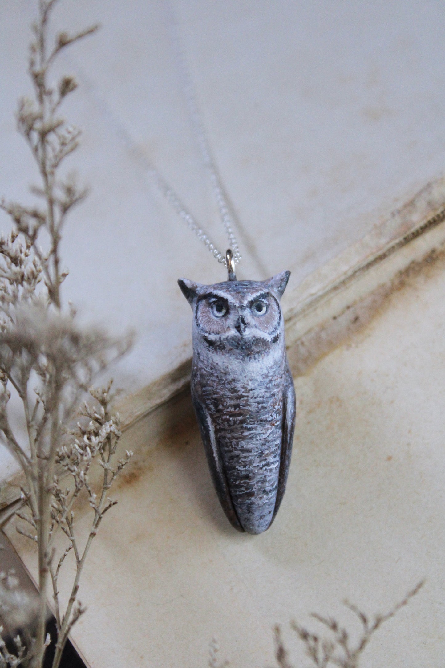 Great Horned Owl Necklace