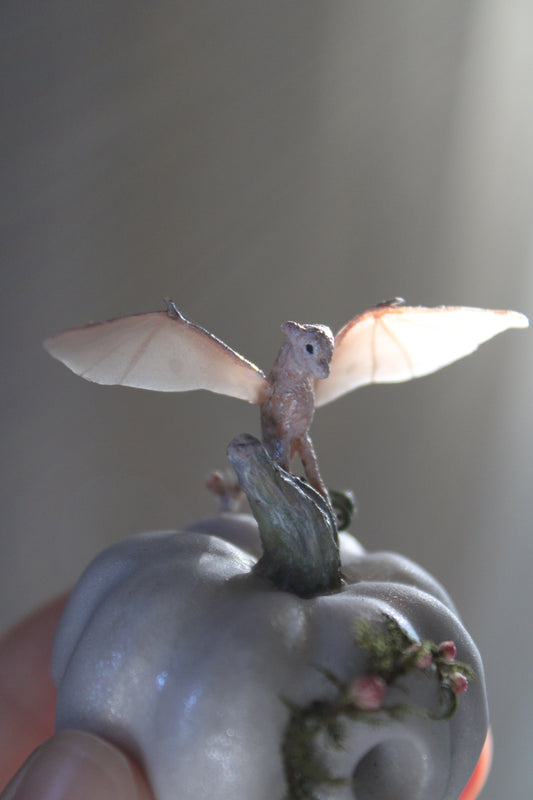 Home to a Dragonlet | Pumpkin Home Figurine
