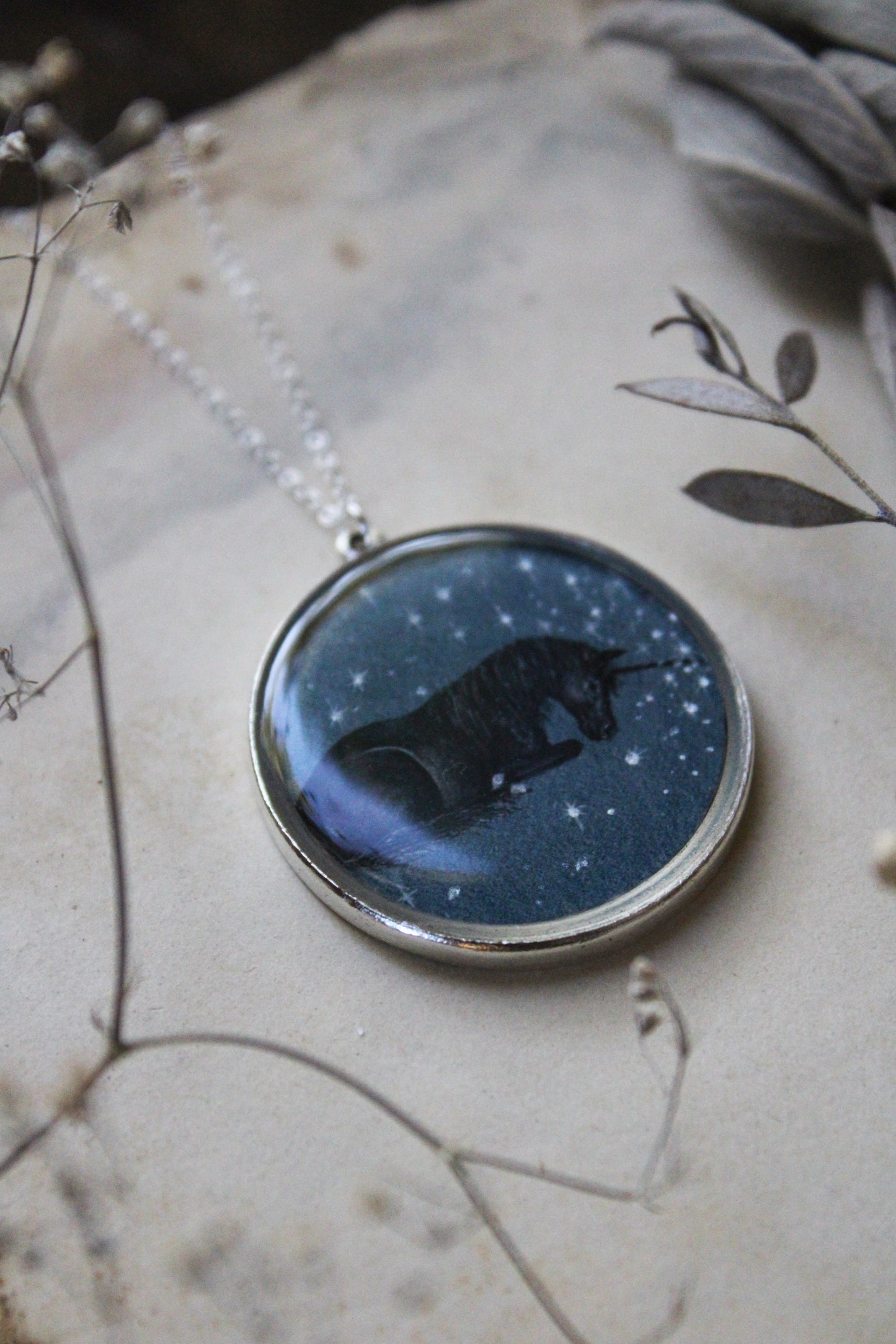 The Black Unicorn Necklace