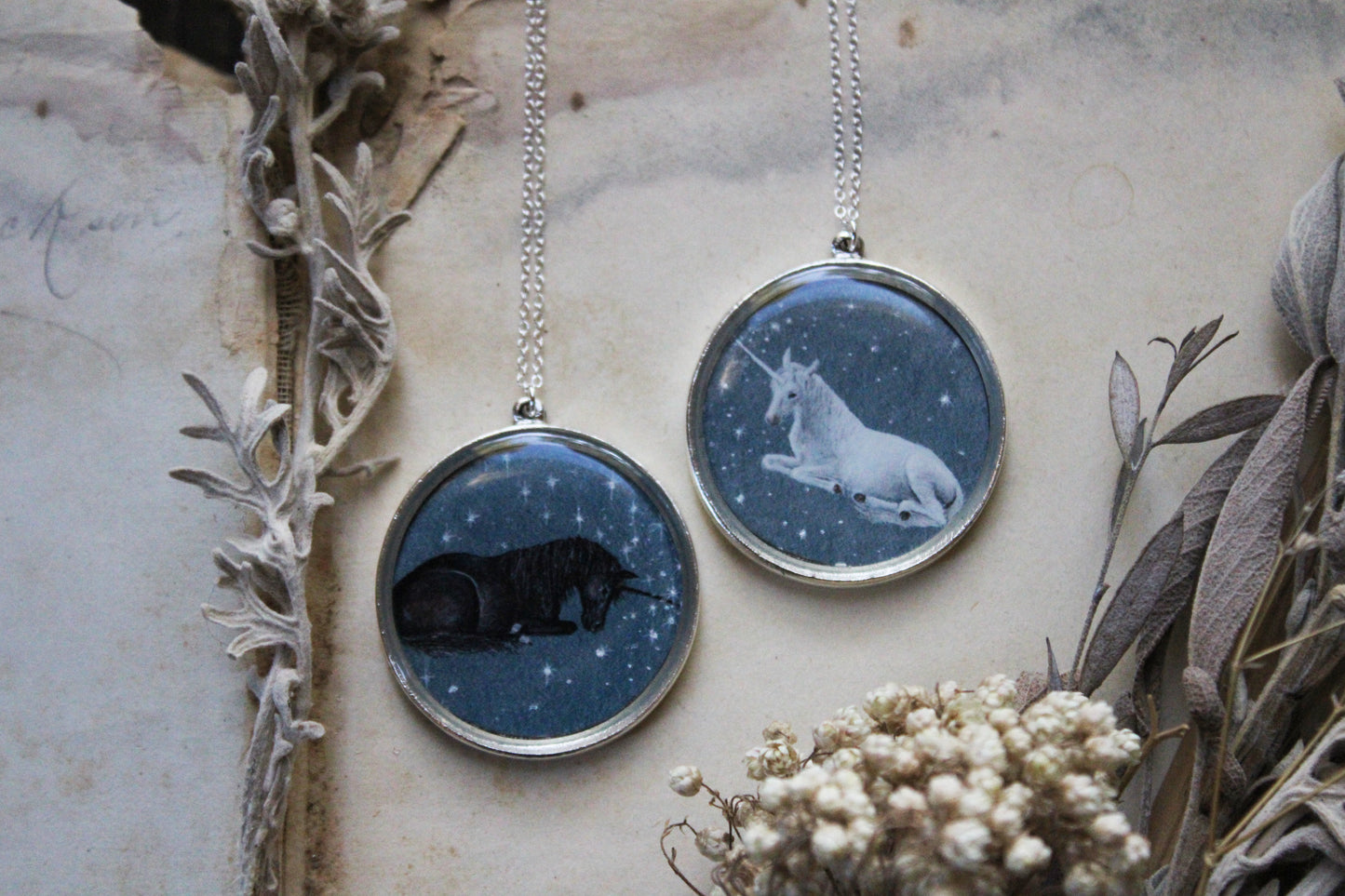 The Black Unicorn Necklace