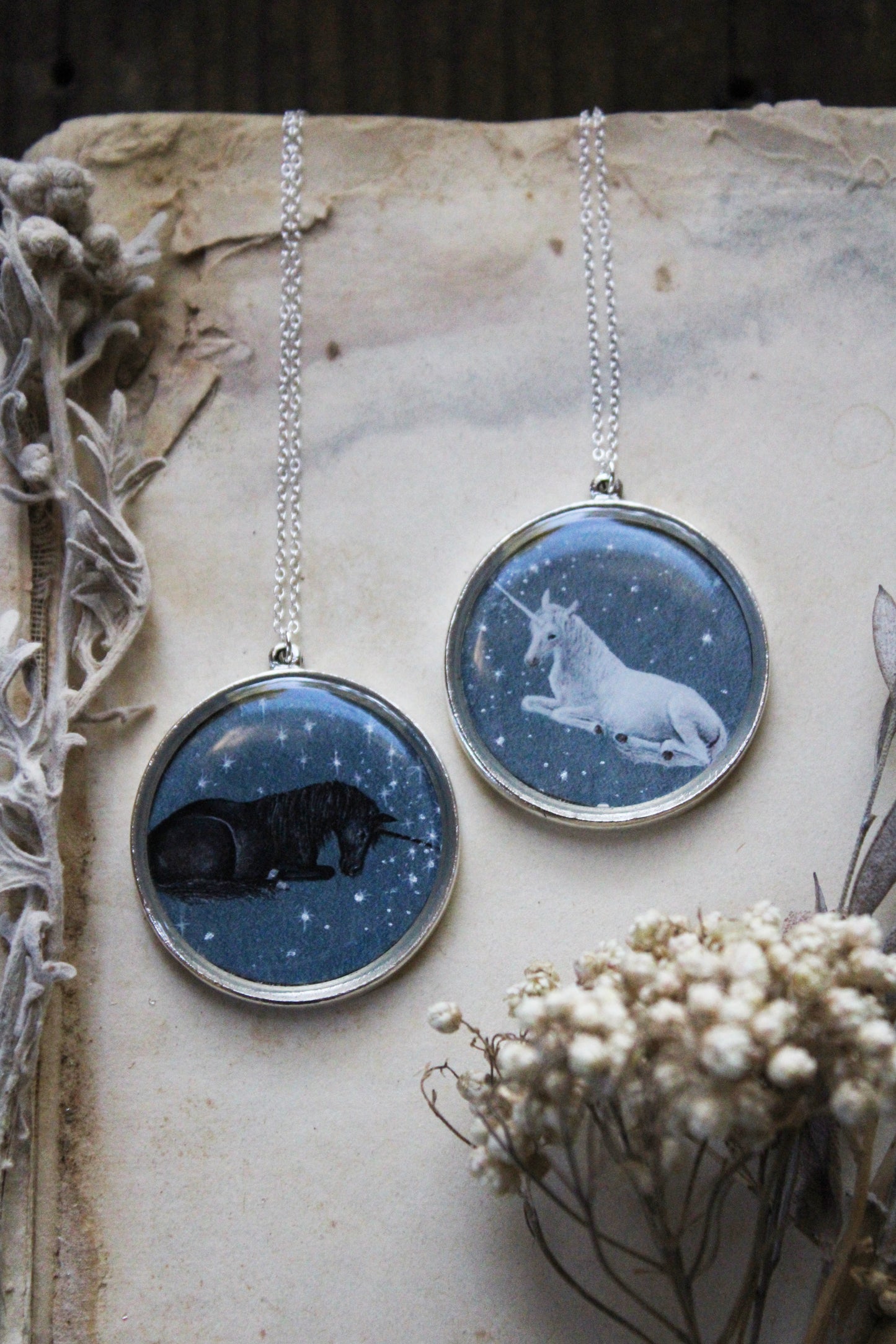 The Black Unicorn Necklace