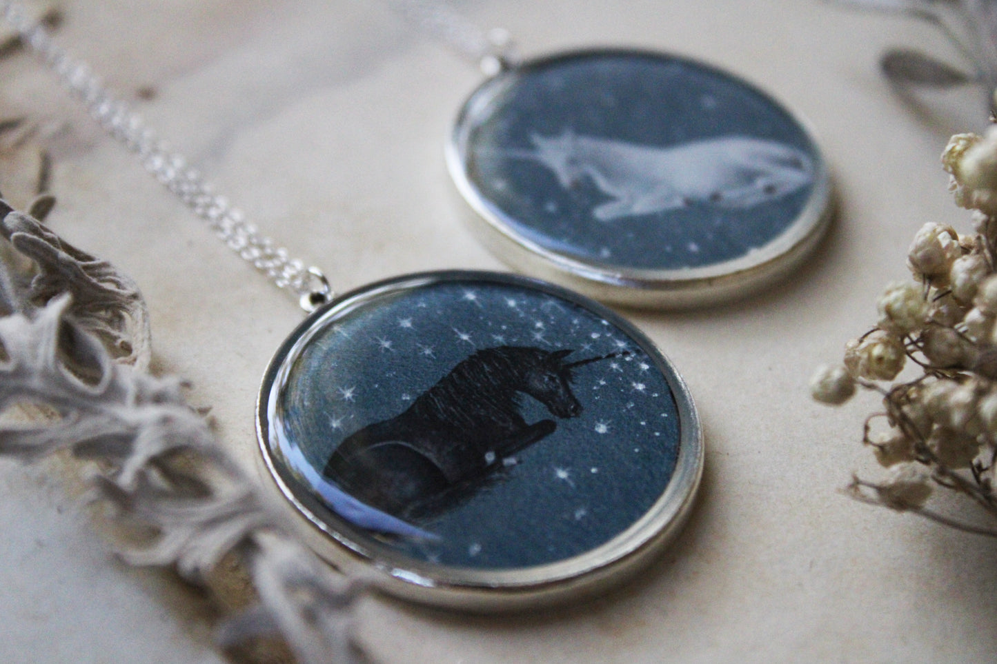 The Black Unicorn Necklace