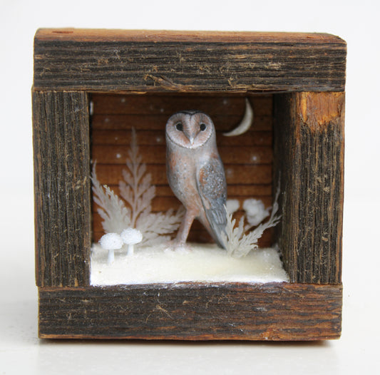 The Stillness of Winter Before Spring II | Wooden Shadowbox