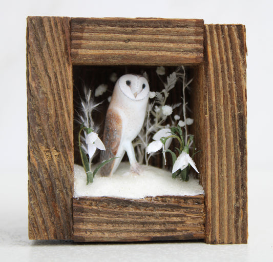 The Stillness of Winter Before Spring I | Wooden Shadowbox