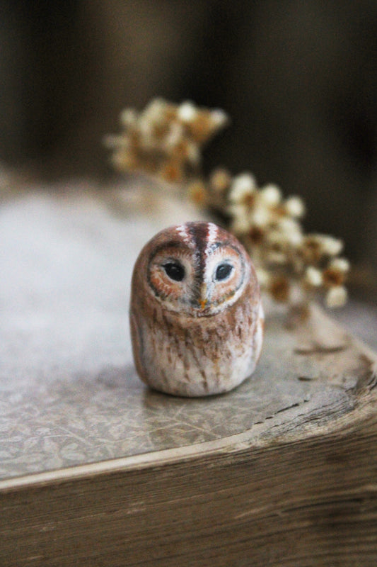 Tawny Owl Totem | Figurine