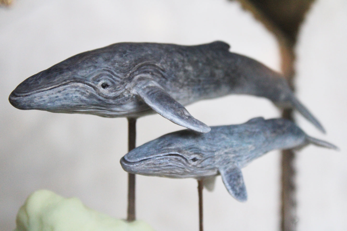 In the Clouds | Humpback Whale Glass Shadowbox