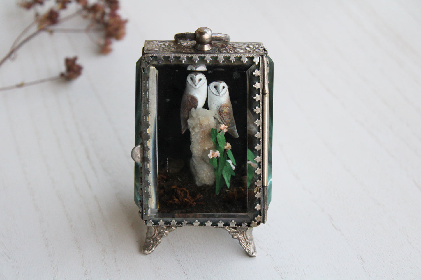 Balance | Glass Shadowbox Sculpture