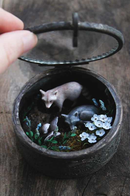 Under the Stars | Glass Shadowbox Sculpture