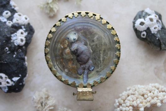 Enfolded | Glass Shadowbox Sculpture