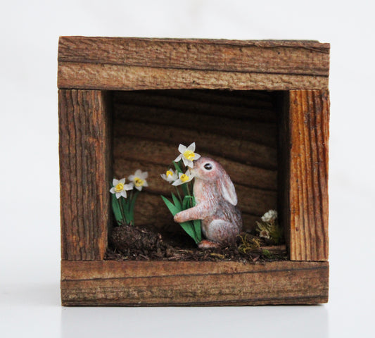 Spring's Treasures | Wooden Shadowbox