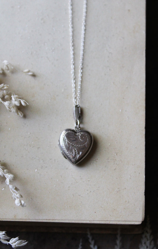 Barn Owl & Snowdrops V | Vintage Locket