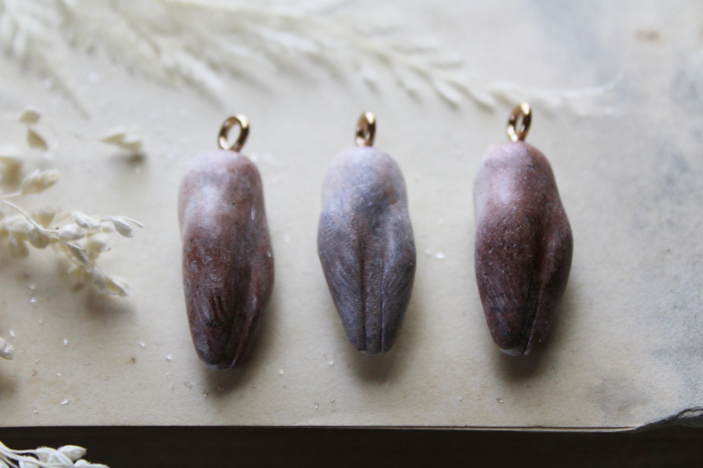 Crocus Barn Owl Necklaces