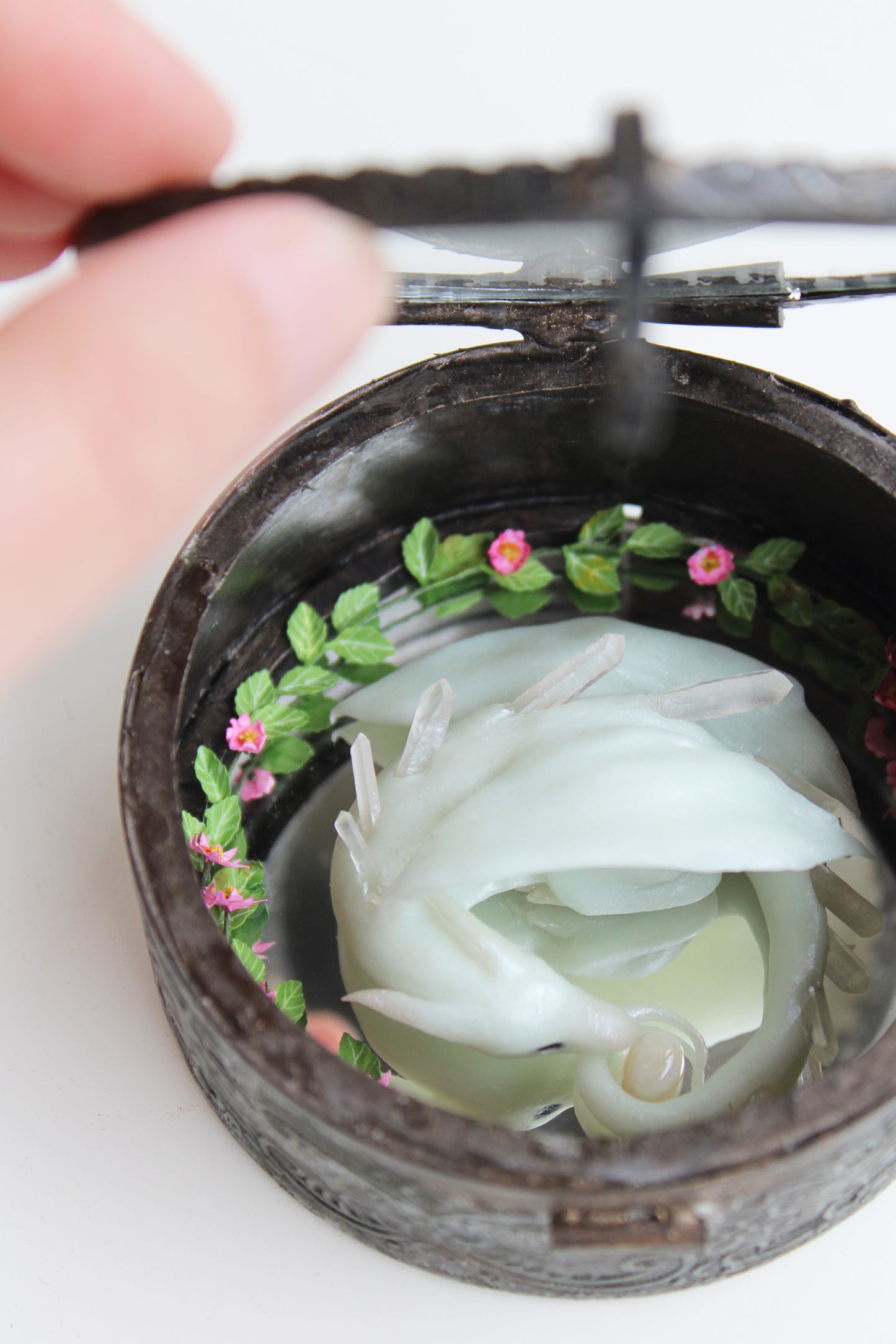 A Dragon’s Nest | Glass Shadowbox Sculpture