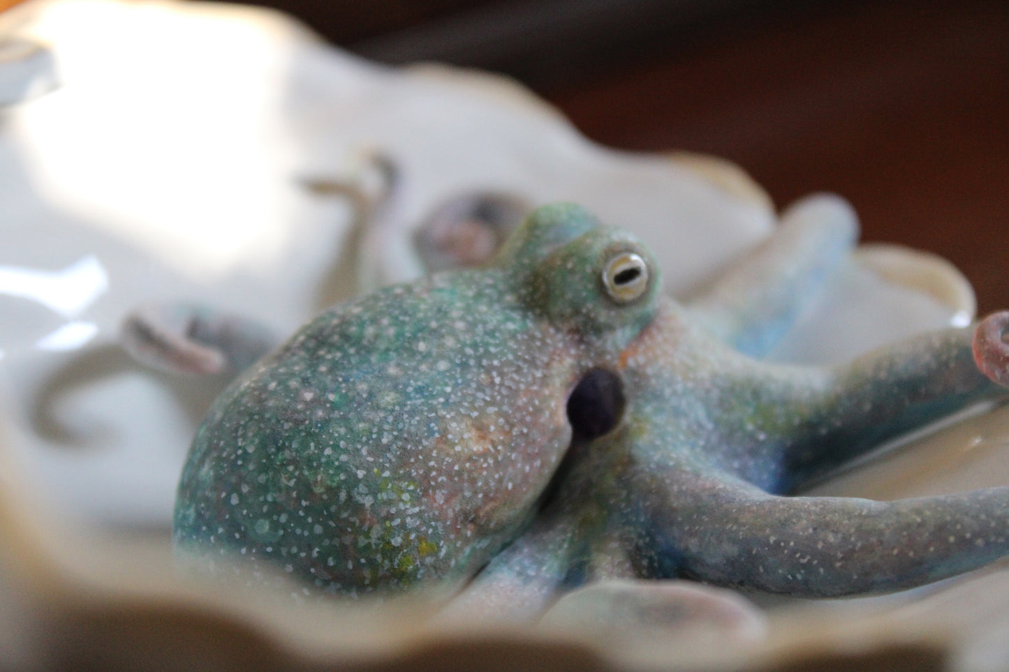 The Colors of the Ocean | Ceramic Shell Sculpture