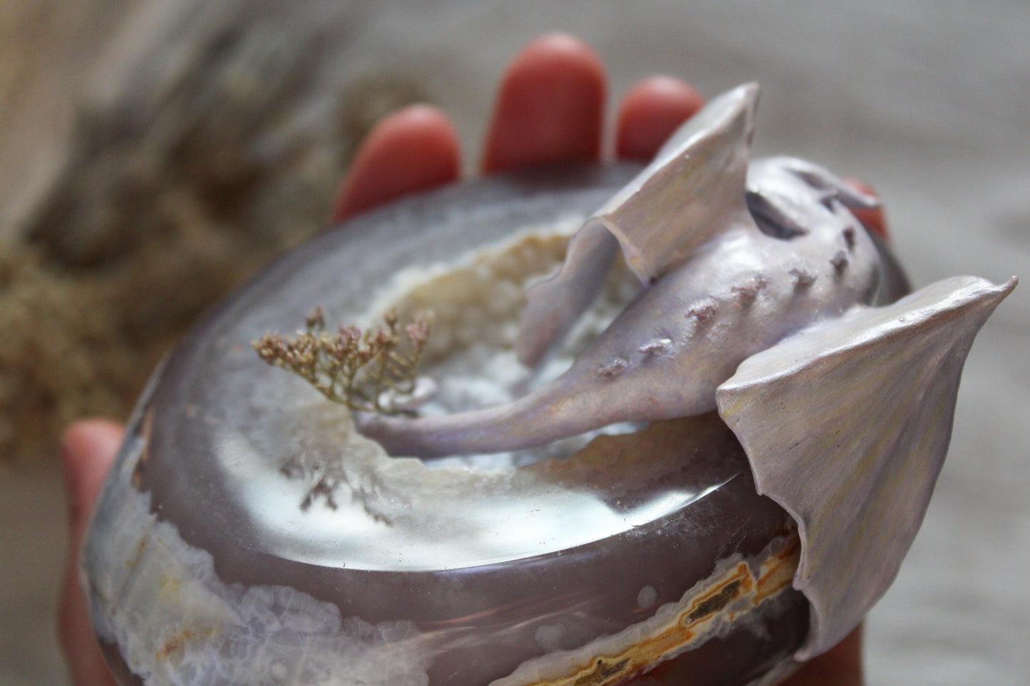 Newly Hatched | Crystal Geode Sculpture
