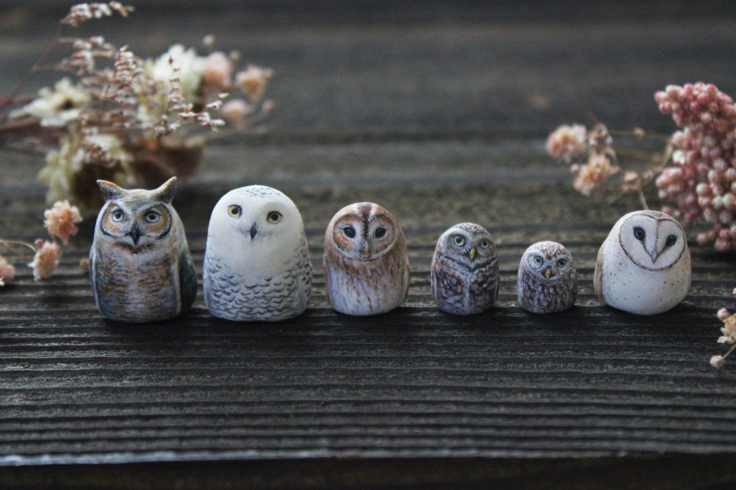 Great Horned Owl Totem | Figurine