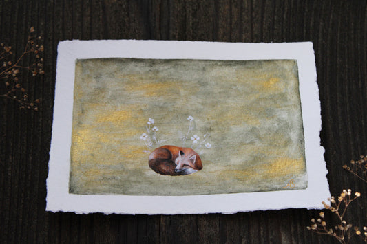 Peace in the Golden Mist | Original Painting