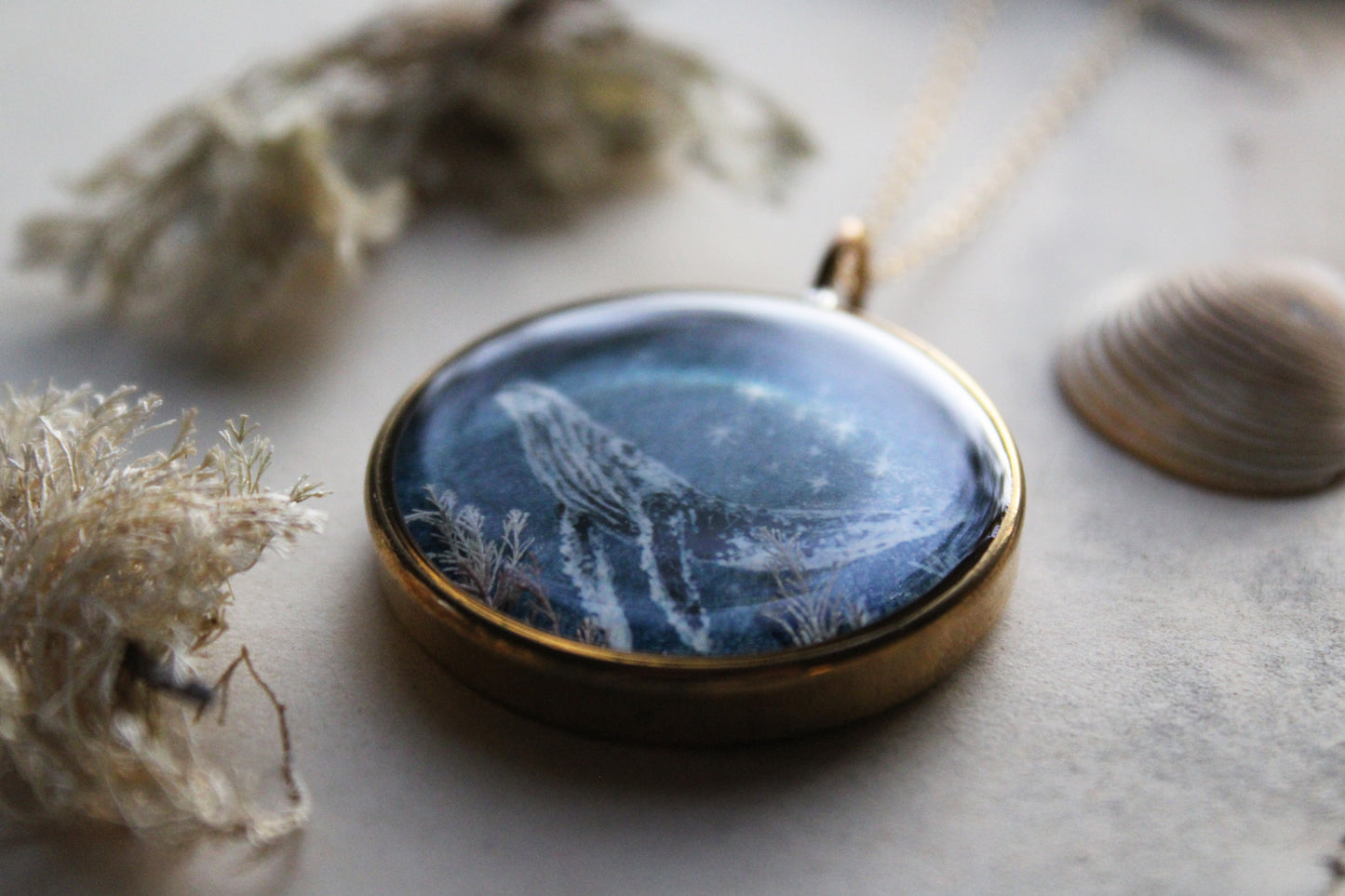 Sky and Sea | Humpback Whale Necklace