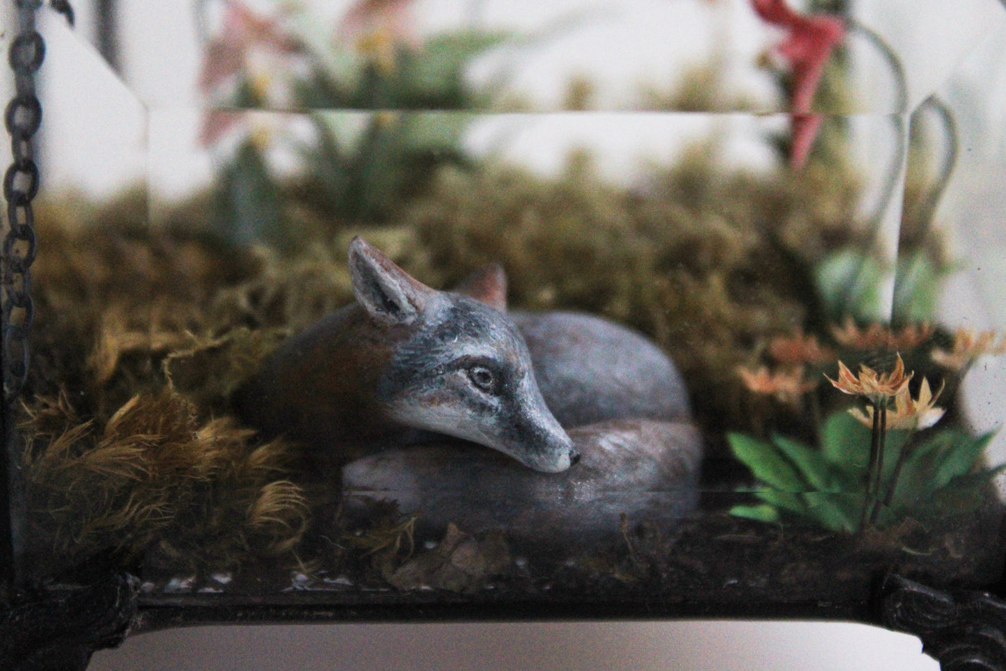 Slowing Down in the Meadowland | Glass Shadowbox Sculpture