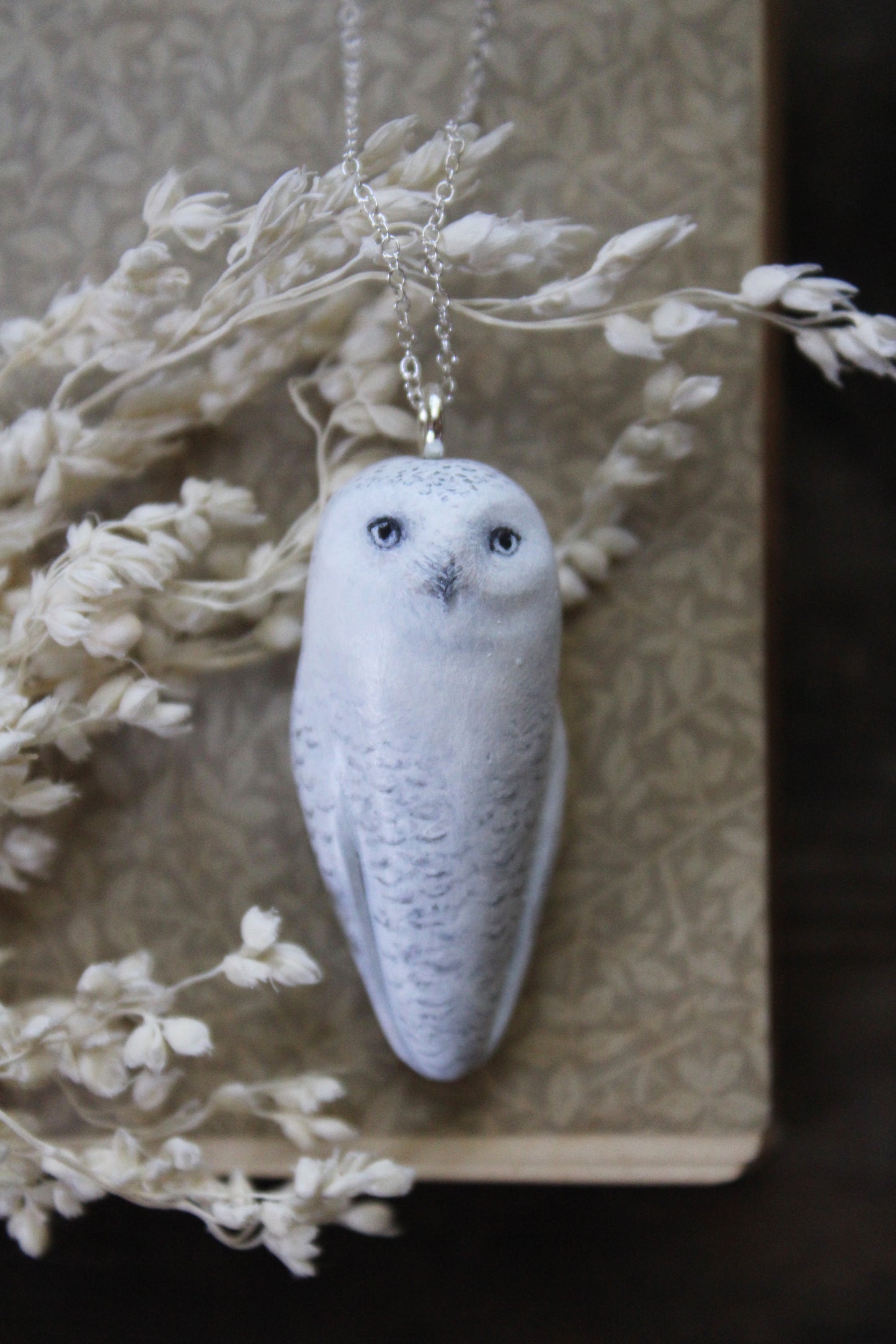Snowy Owl Necklace