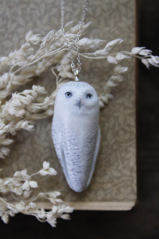 Snowy Owl Necklace