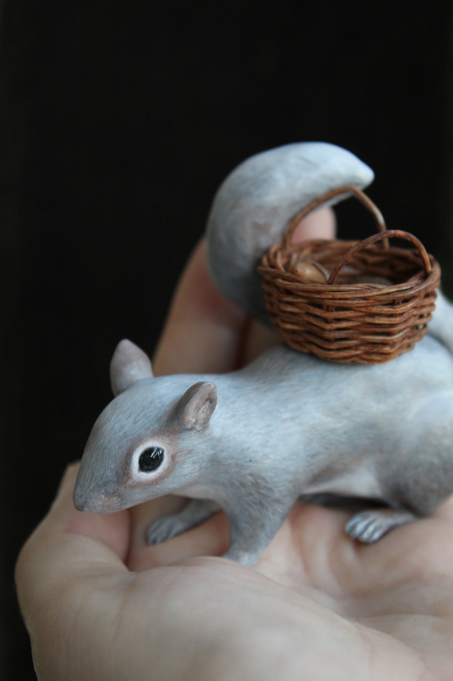 The Acorn Forager | Squirrel Figurine