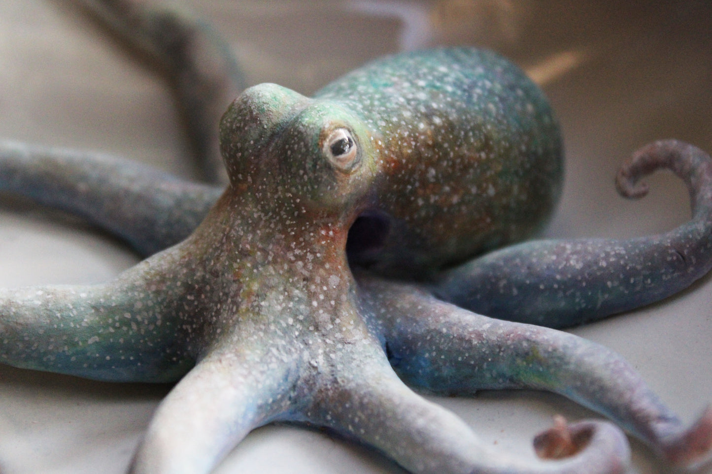 The Colors of the Ocean | Ceramic Shell Sculpture