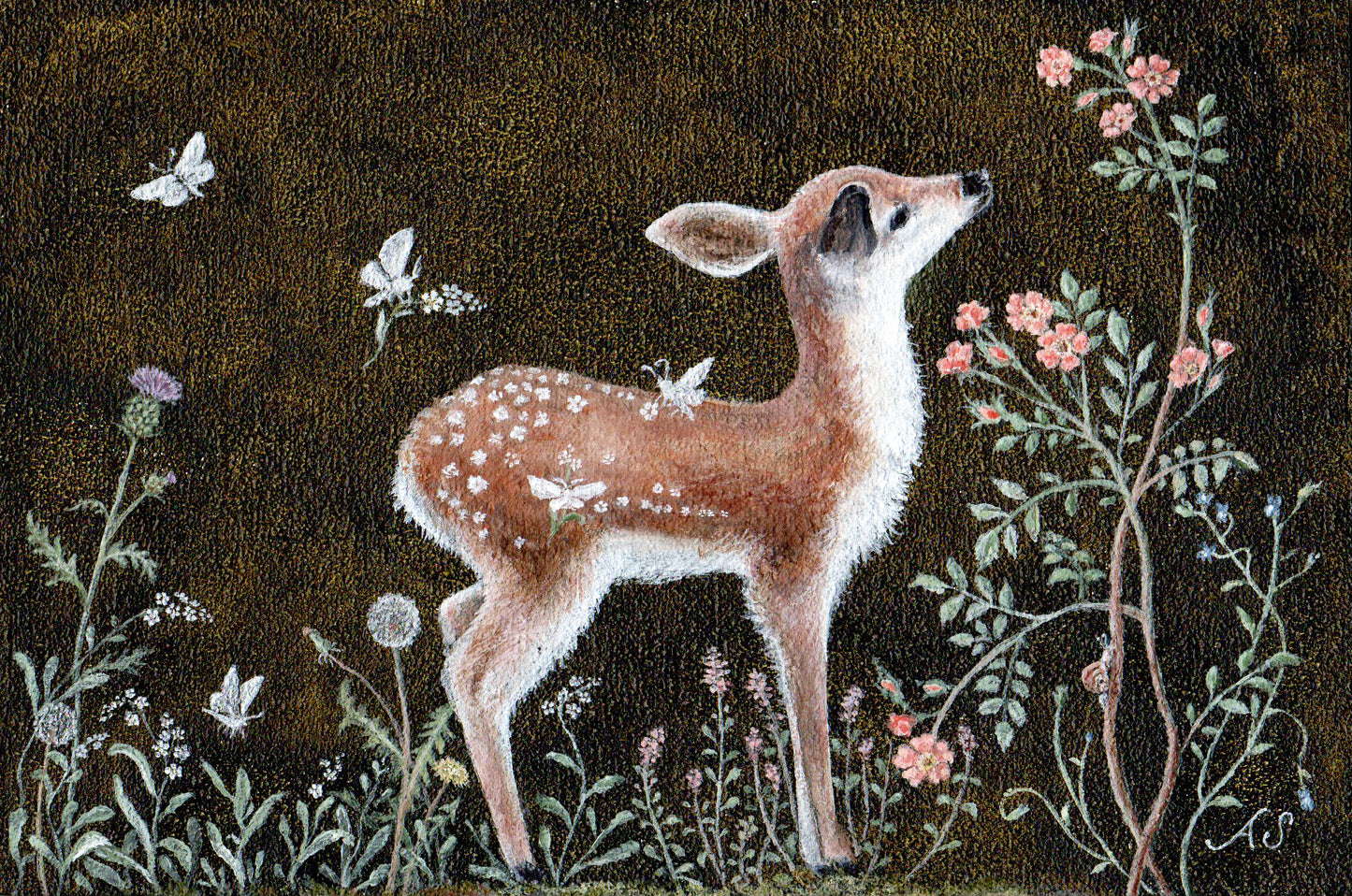 The Evening Spotters | 6 x 4 Inch Giclée Print