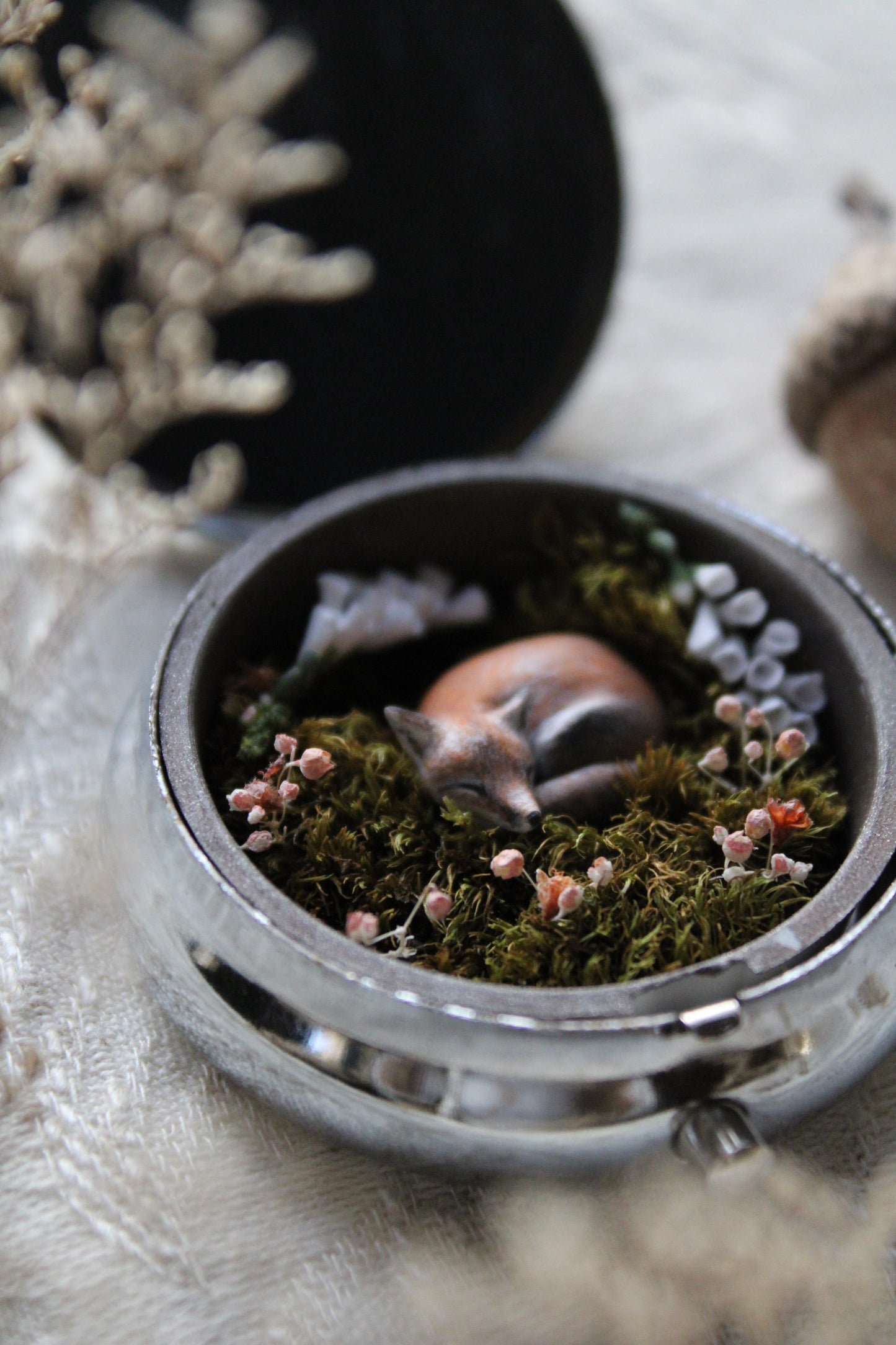 The White Foxglove | Pocket Locket {restocking}