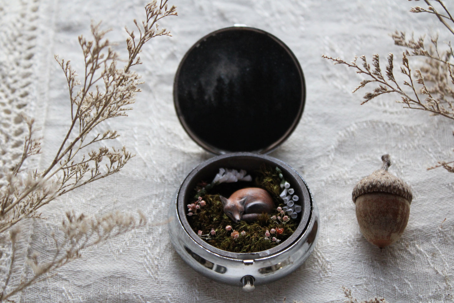 The White Foxglove | Pocket Locket {restocking}