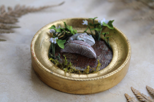 Toad Ponderings | Plaque Sculpture