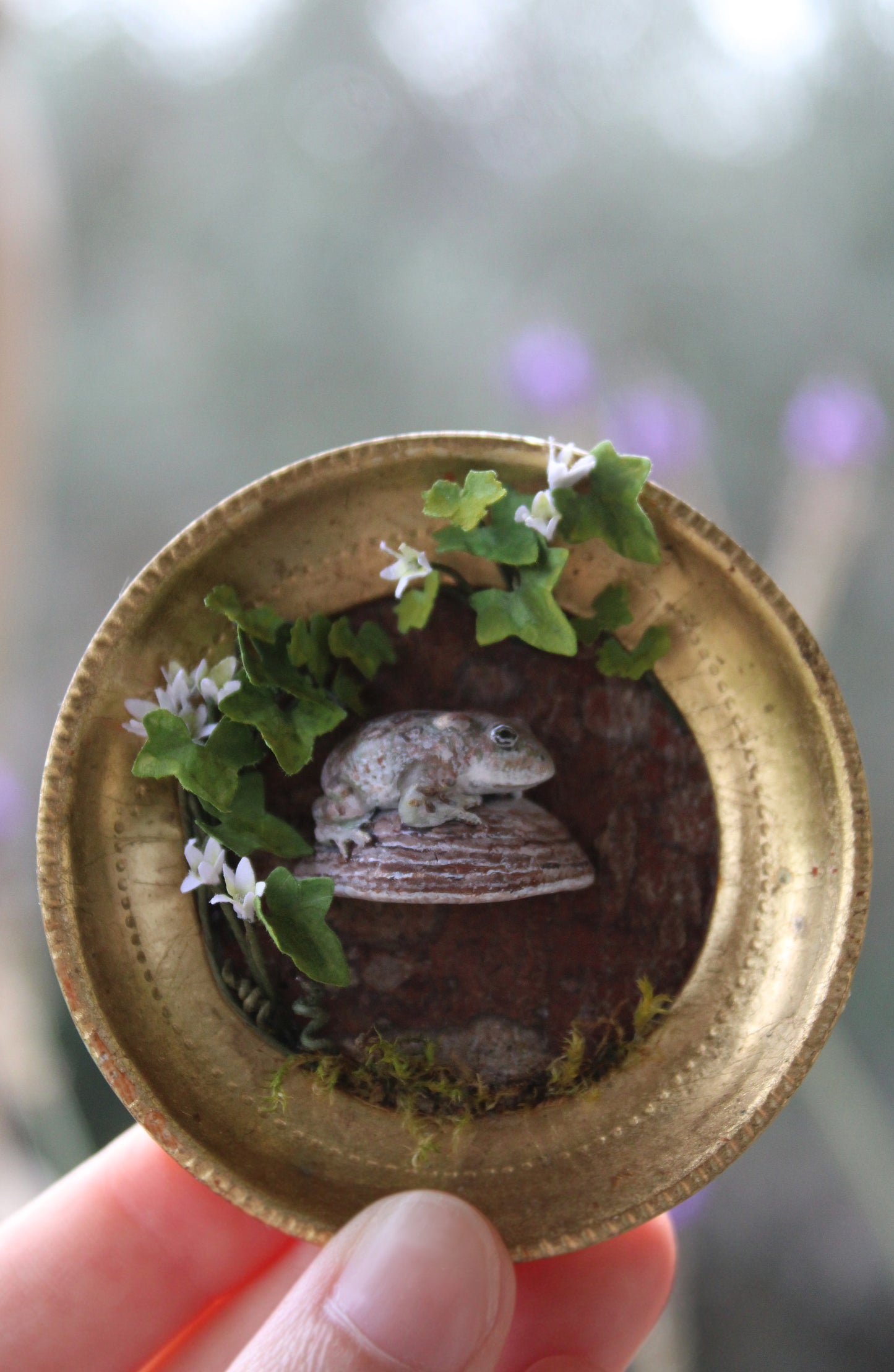 Toad Ponderings | Plaque Sculpture
