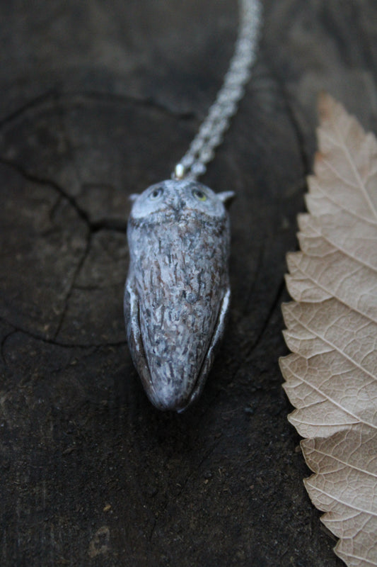 Western Screech Owl Necklace