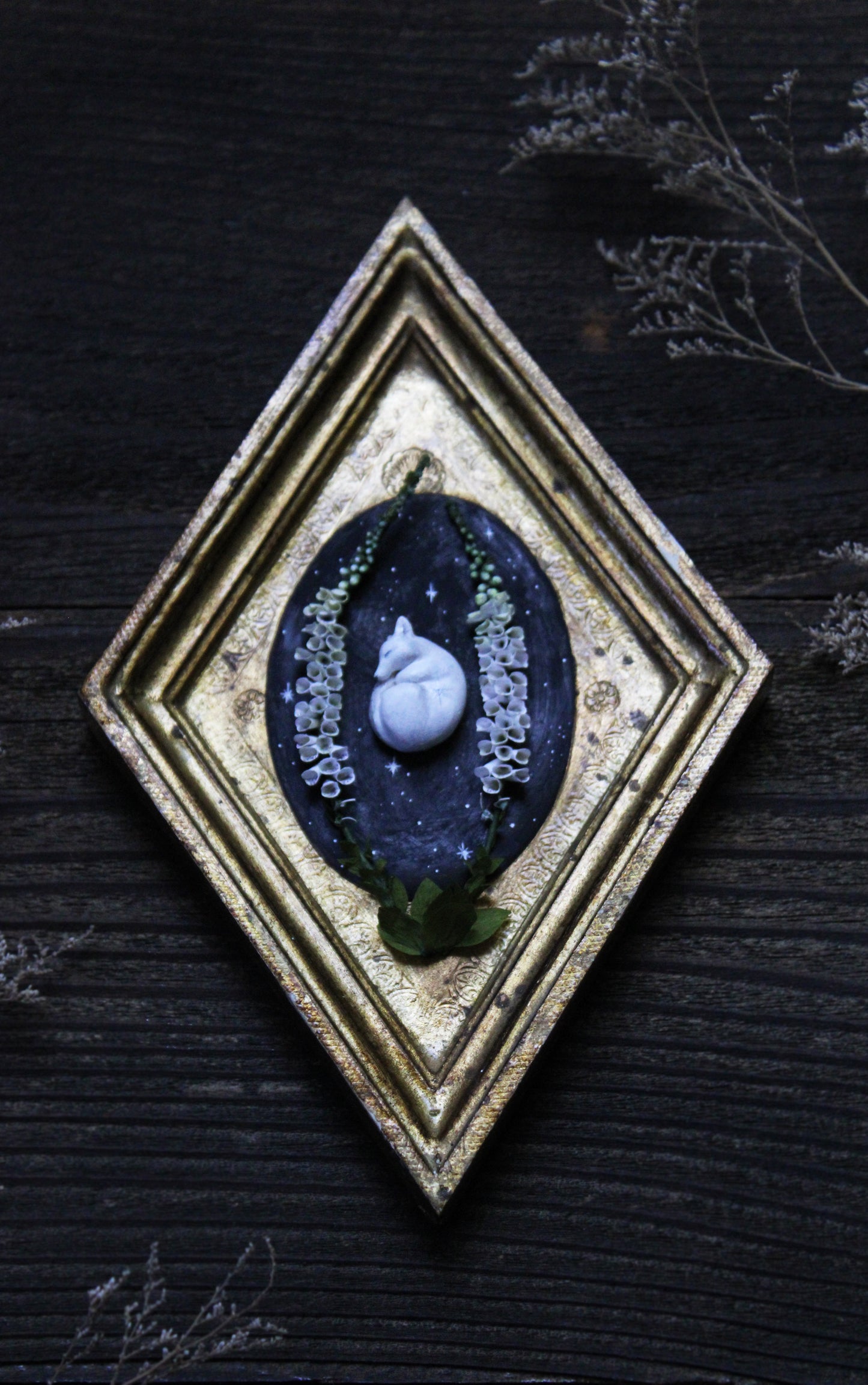 The Foxglove Gateway | Plaque Sculpture