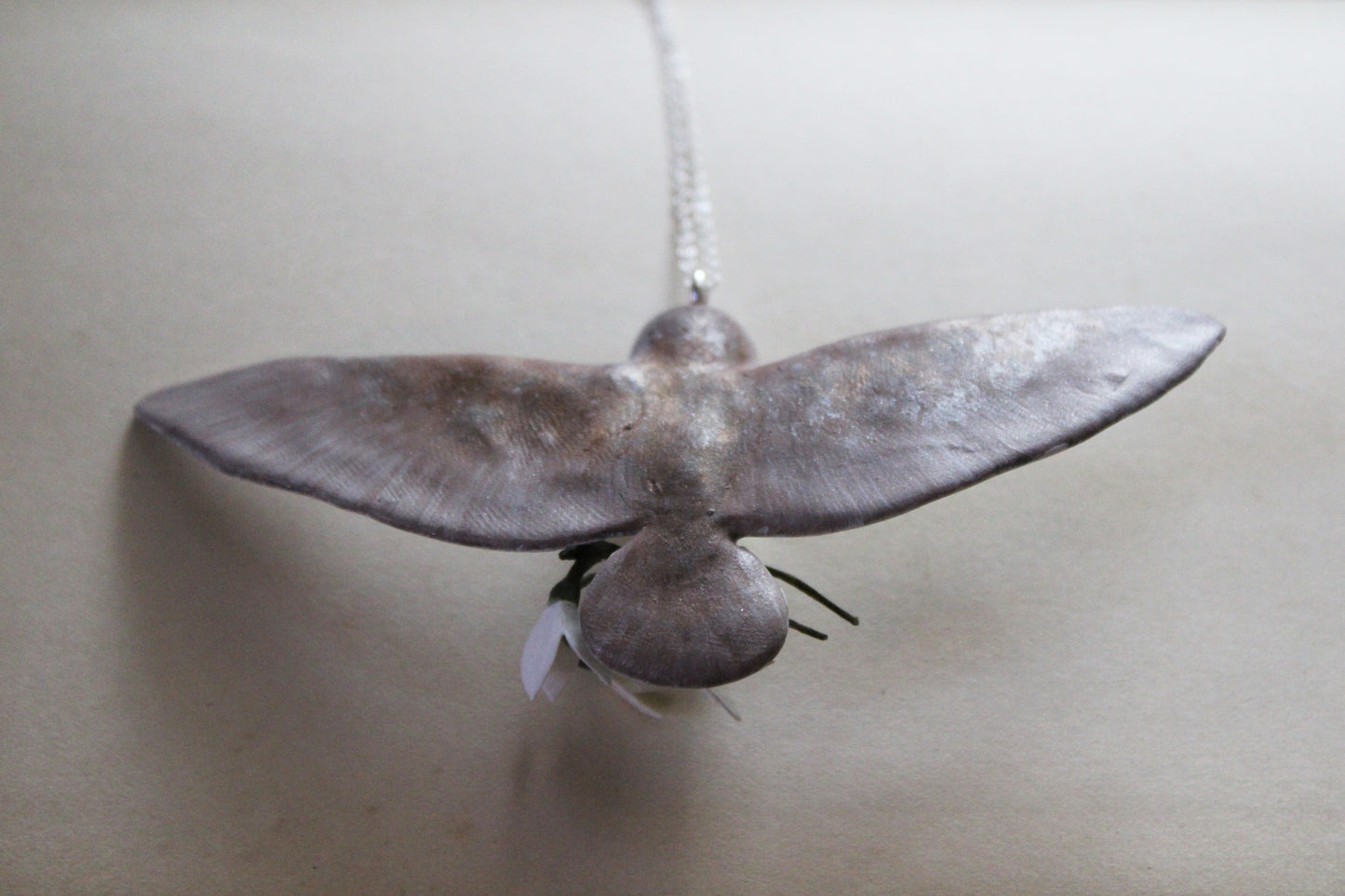 Snowdrop Barn Owl Necklaces