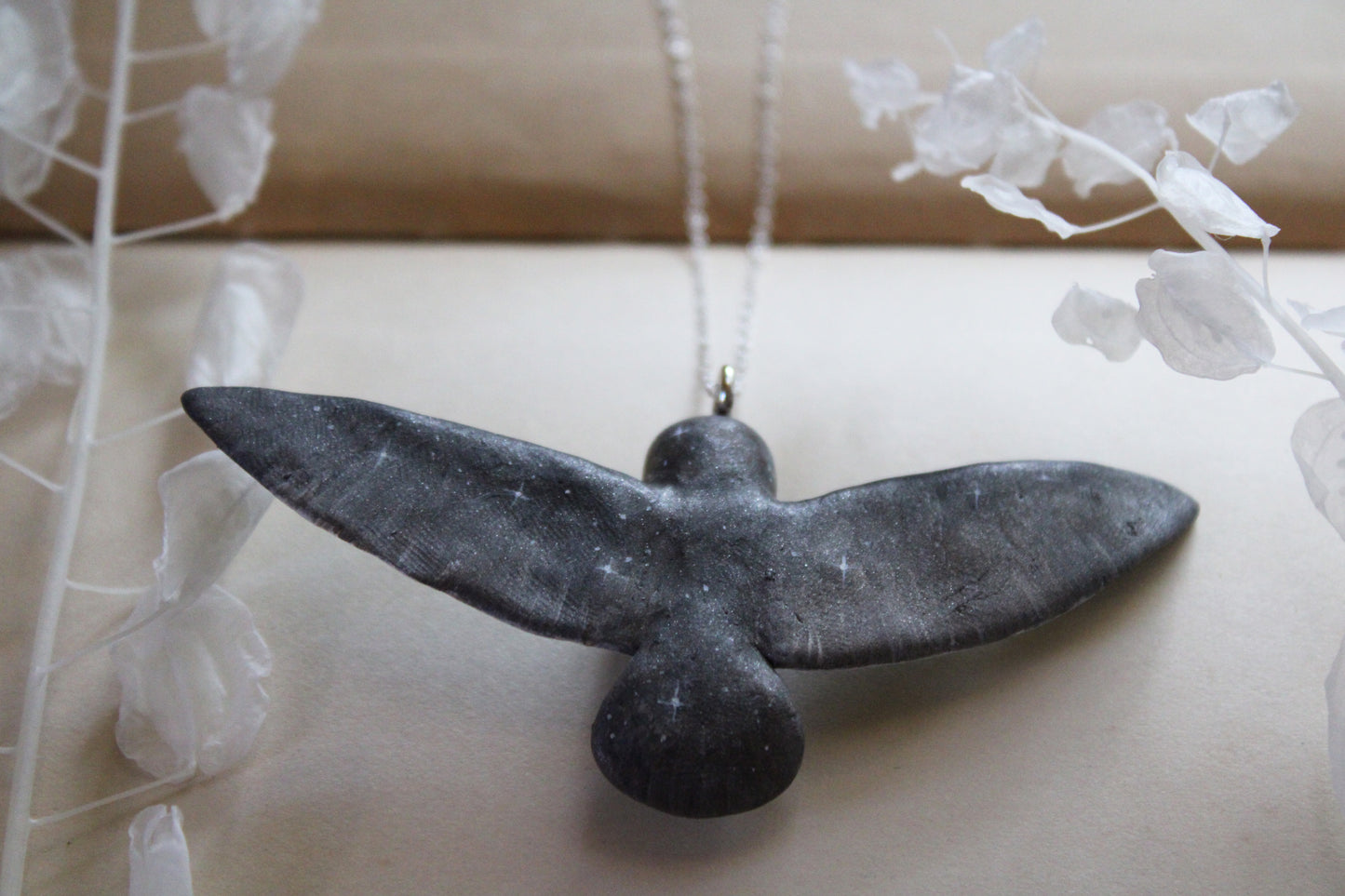 Snowdrop Barn Owl Necklaces