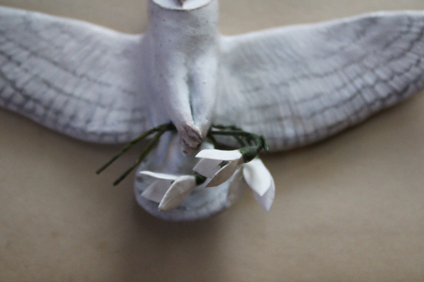 Snowdrop Barn Owl Necklaces