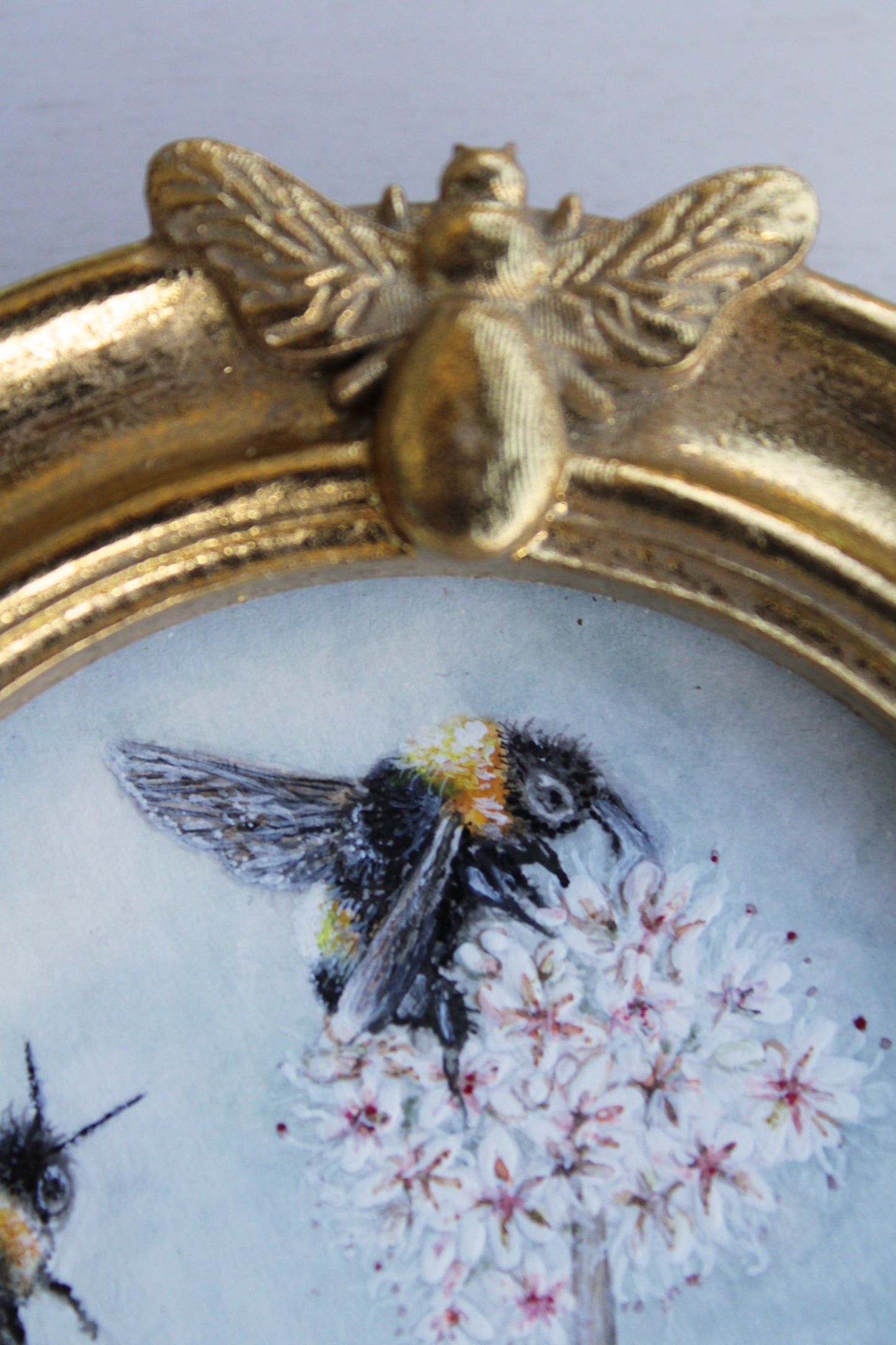 Wild Buckwheat & California Bumblebees | Original Watercolor Painting