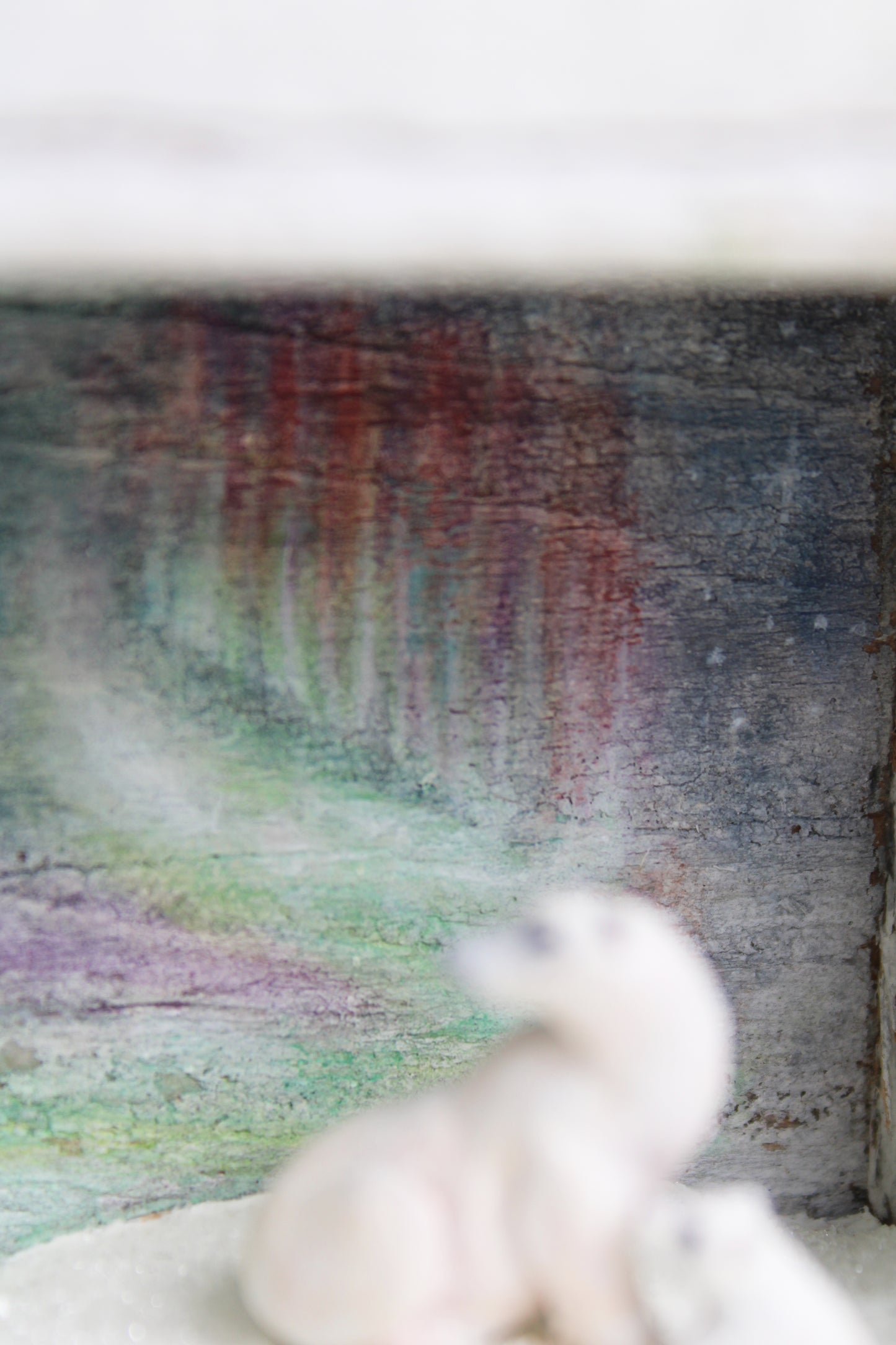 In Winter's Cloak of Color | Wooden Shadowbox