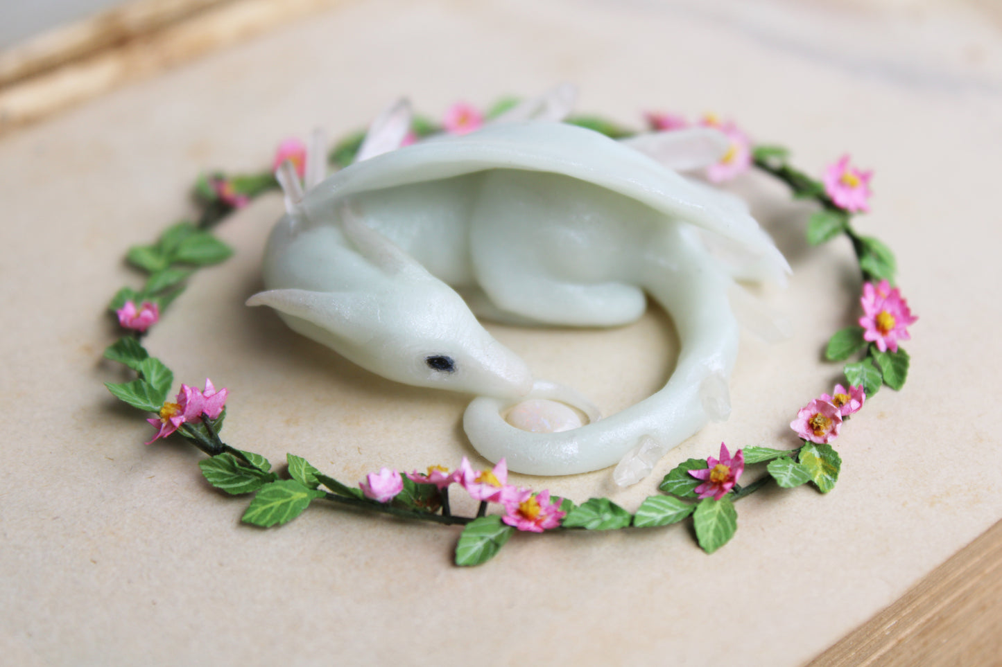 A Dragon’s Nest | Glass Shadowbox Sculpture