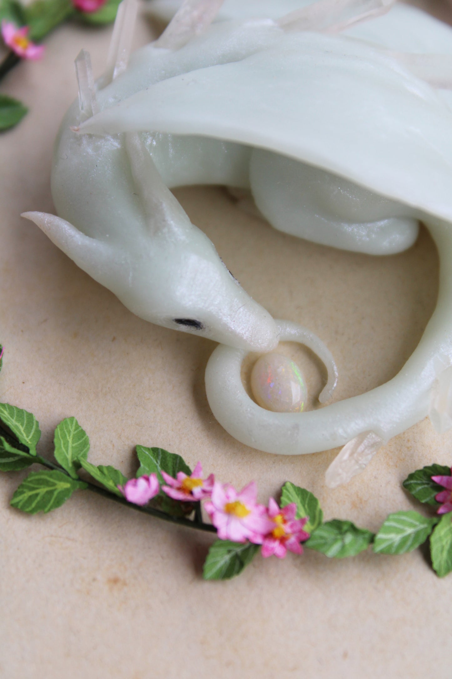 A Dragon’s Nest | Glass Shadowbox Sculpture