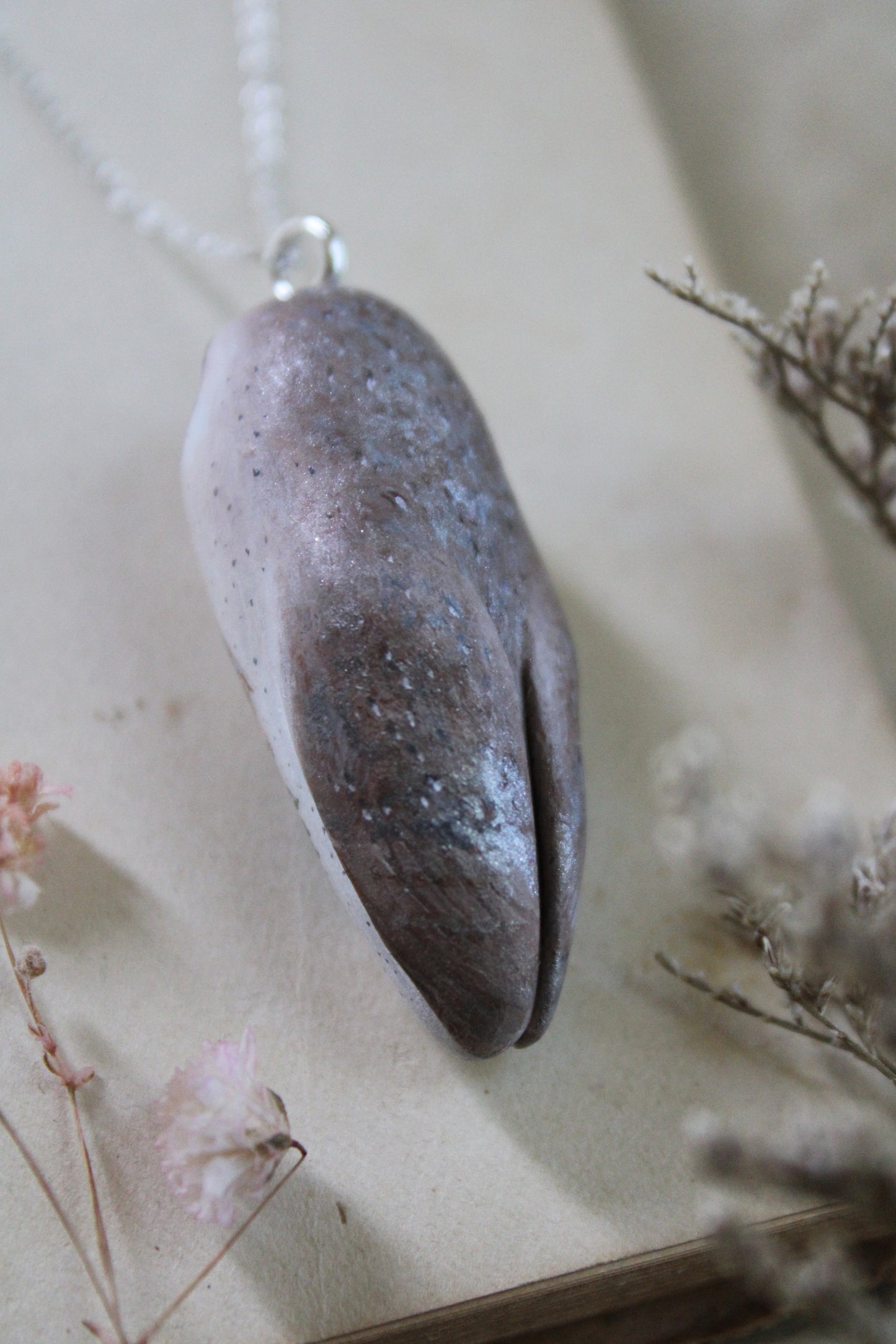 Hellebore Barn Owl Necklace