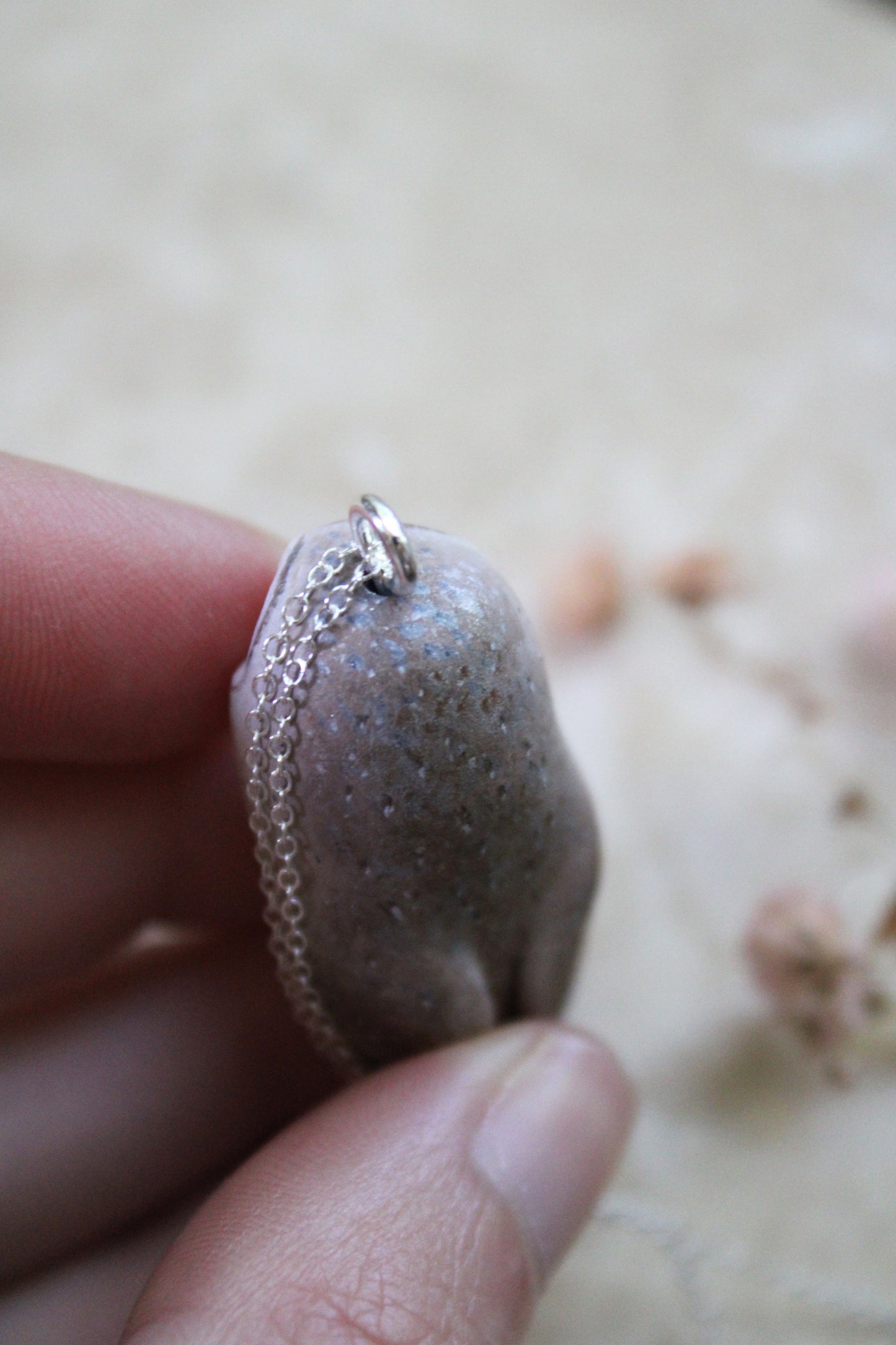 Hellebore Barn Owl Necklace