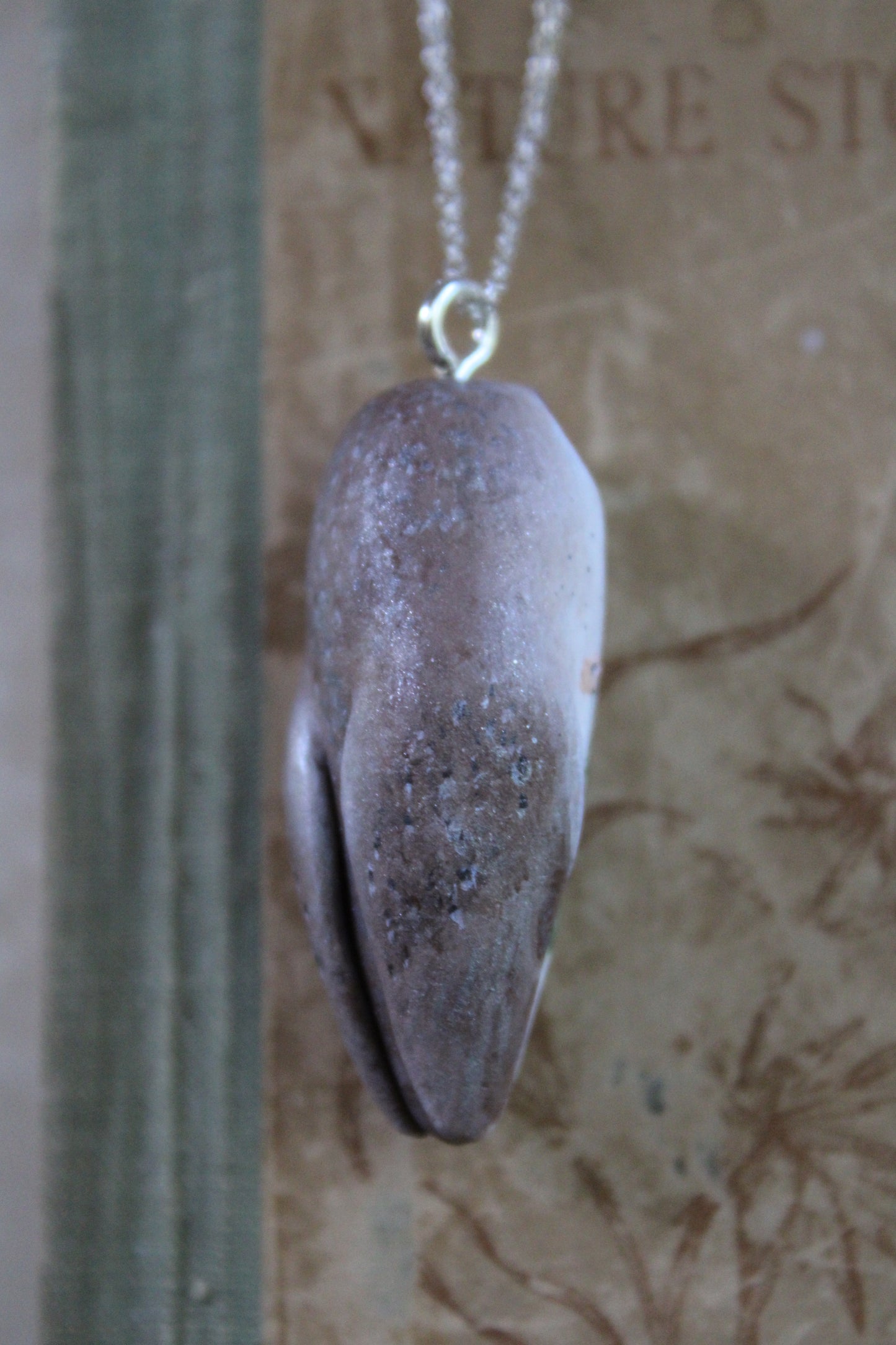 Opossum and Poppy Barn Owl Necklace