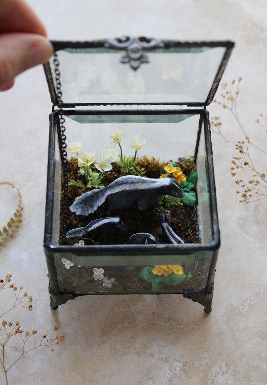 Awakening at Dusk | Glass Shadowbox Sculpture