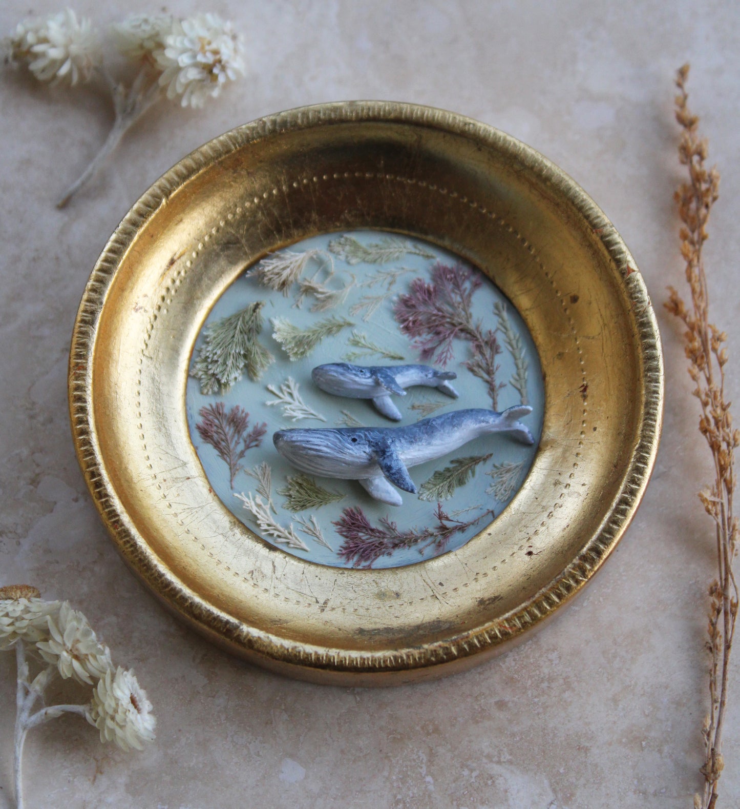 A Mother's Guidance | Plaque Sculpture